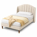 lit-simple-enfant-90x200-cm-avec-sommier-a-lattes-style-raye-velours-beige-bhaipm7818qt