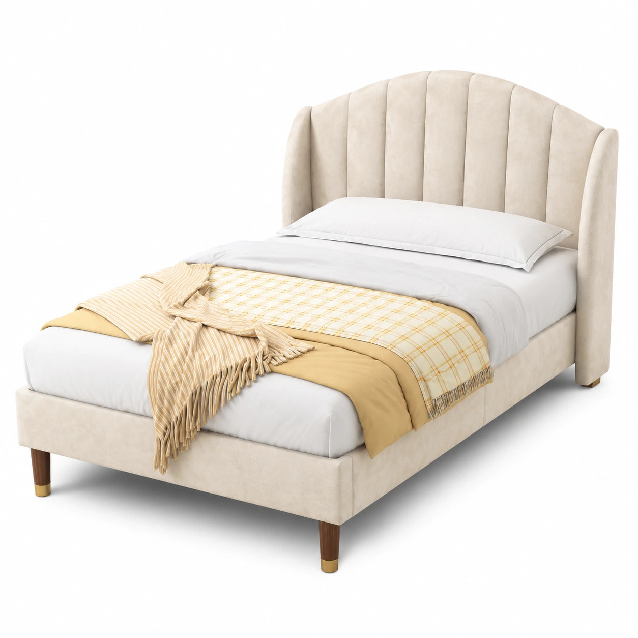 lit-simple-enfant-90x200-cm-avec-sommier-a-lattes-style-raye-velours-beige-bhaipm7818qt