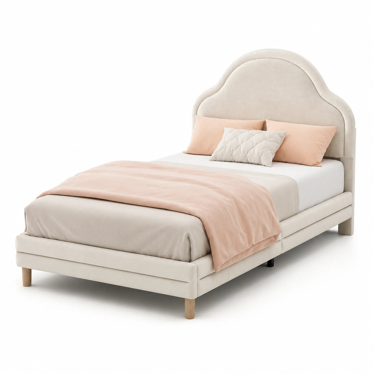 lit-simple-rembourre-90-x-200-cm-avec-led-sommier-a-lattes-et-tete-de-lit-en-velours-beige-dowpdx7833zf
